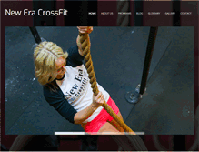Tablet Screenshot of neweracrossfit.com